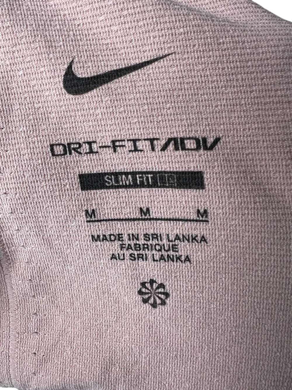 Nike Dri-FIT ADV Tank Top Women’s Medium Pink Racerback Athletic Slim Fit NWT - Picture 8 of 8